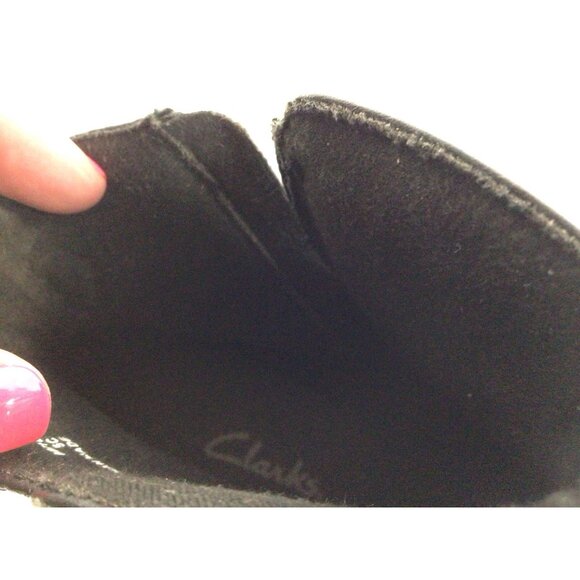 Clarks Leather Ankle Boots Womens 6 - Picture 5 of 7
